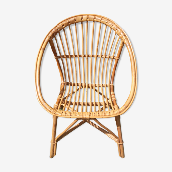 Rattan armchair