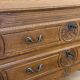 Carved oak secretary