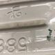Slurry butter dish, with radish drawings. Signed "FG"