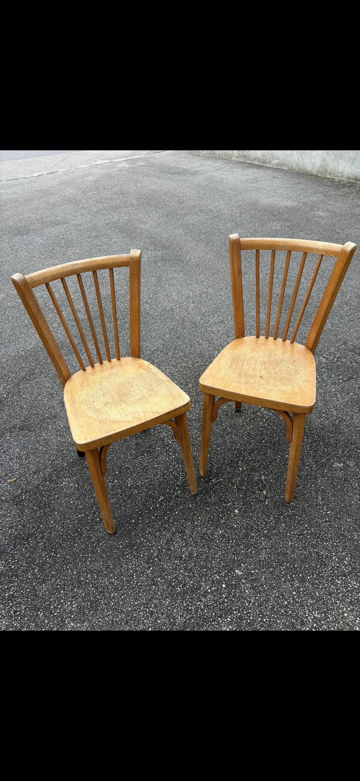 2 bistro chairs Baumann