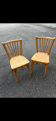 2 bistro chairs Baumann