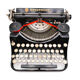 Typewriter underwood 4 bank revised new black ribbon 1933