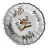 Decorative earthenware plate from Moustiers