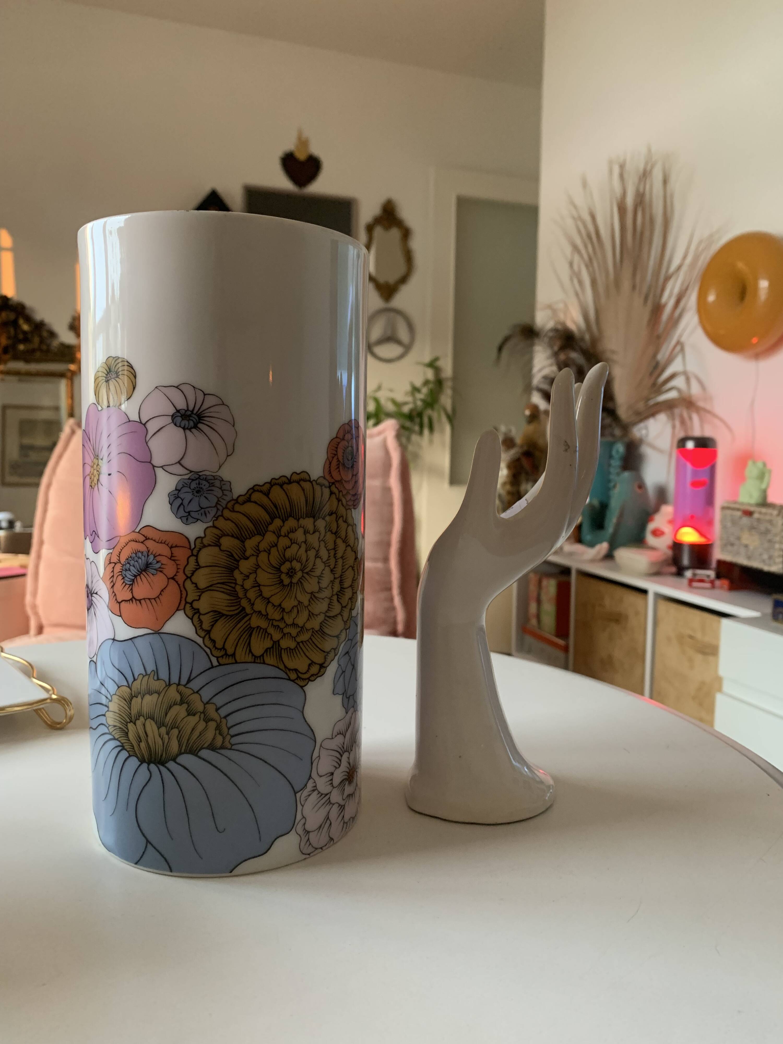 Vintage cylindrical vase Rosenthal