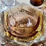 Sommerso Murano amber ashtray