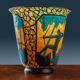 "Archer and stag" vase in glass by Marcel Goupy, Paris 1925-28