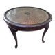 Low pedestal table