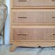 Commode scandinave bois brut années 50