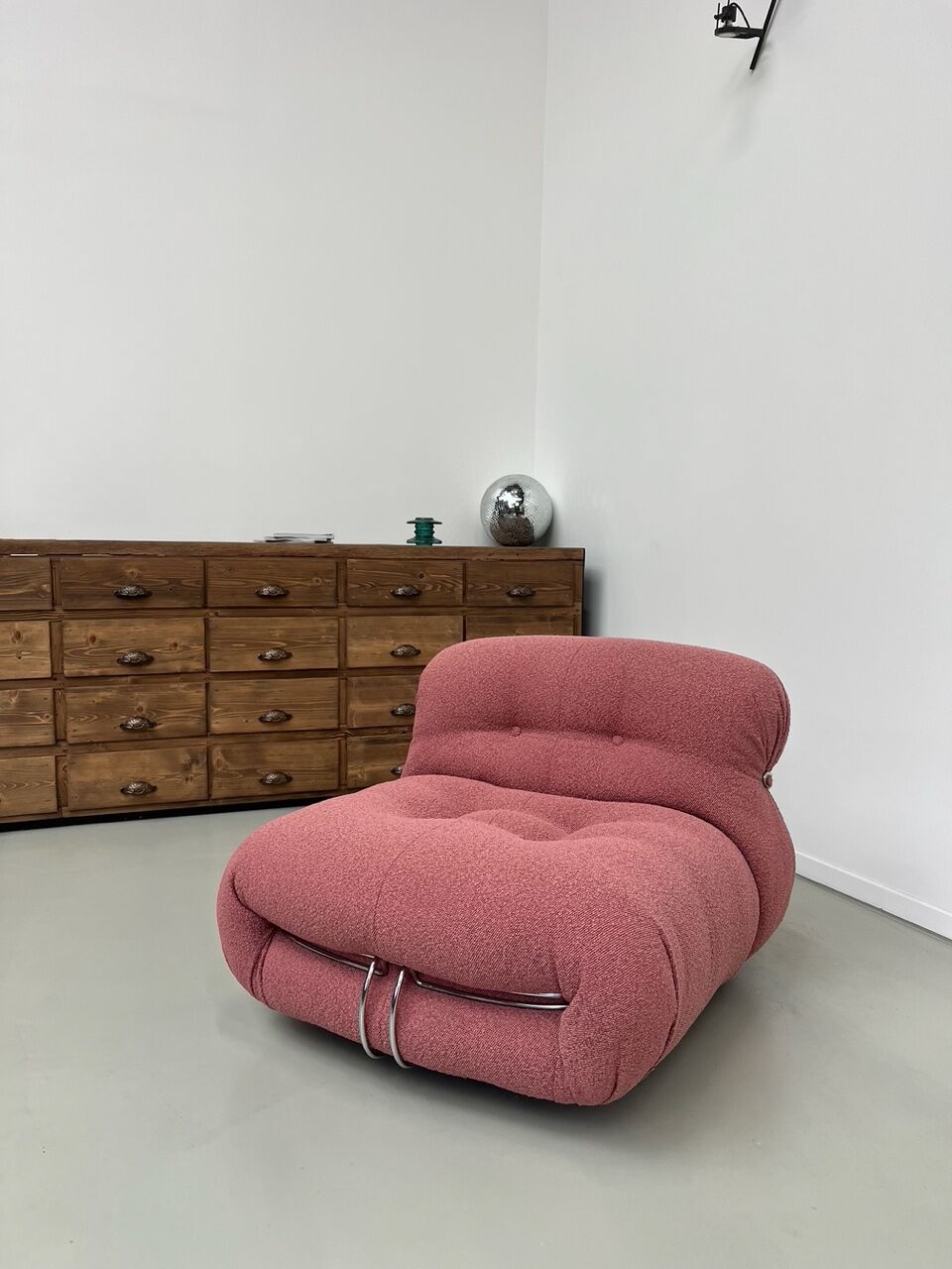 Armchair Soriana Afra and Tobia Scarpa 60s Cassina