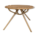 Rattan table years 60