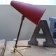 Lampe cocotte rouge années 50