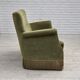 1970s, Danish 2-seater sofa, light green furniture velour.