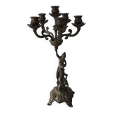 Old Bronze 6-Light Candelabra