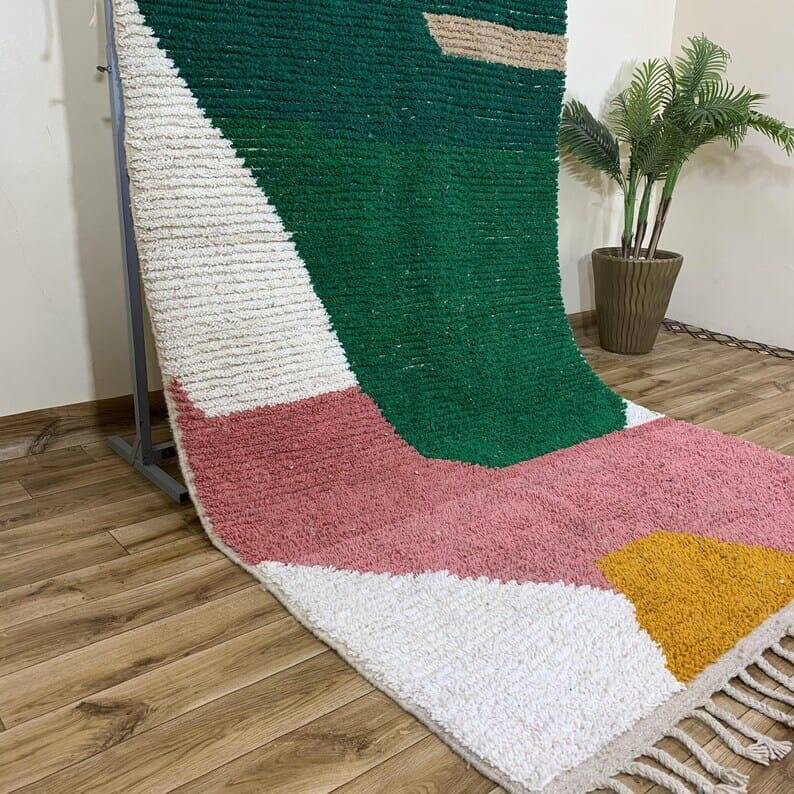 Handmade traditional Atlas Berber rug size 200 x 300 cm