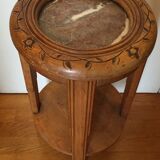 Art deco pedestal table