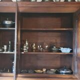 Authentic Louis XIV two-body sideboard