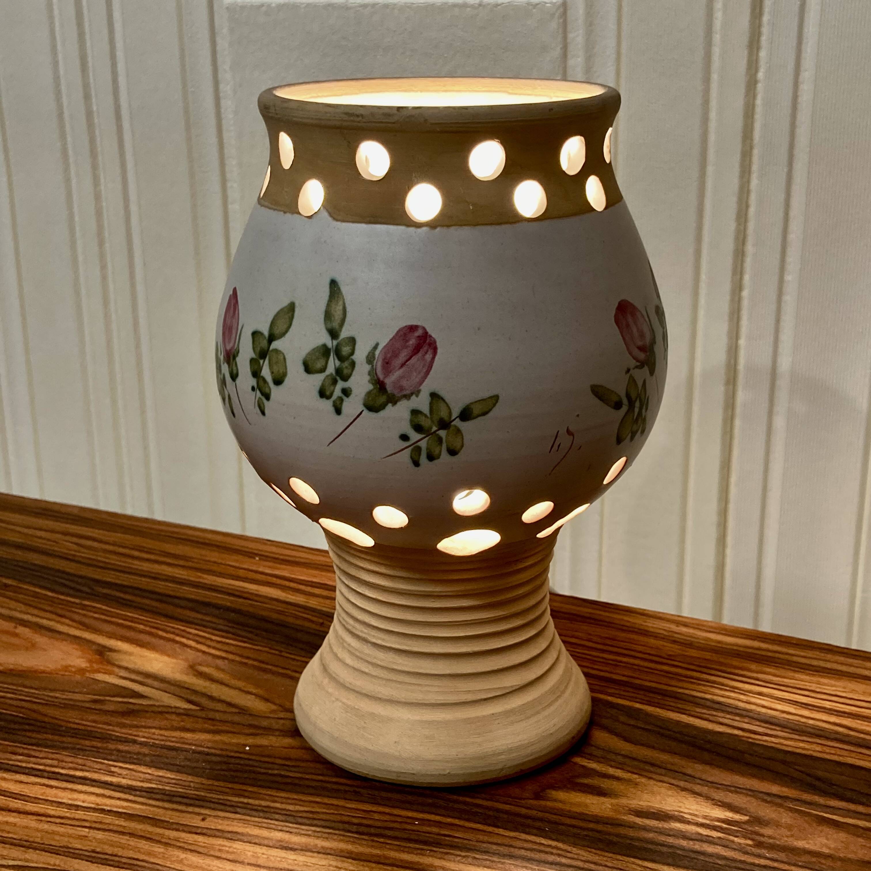 Terracotta lamp "scandinavian design 1960".