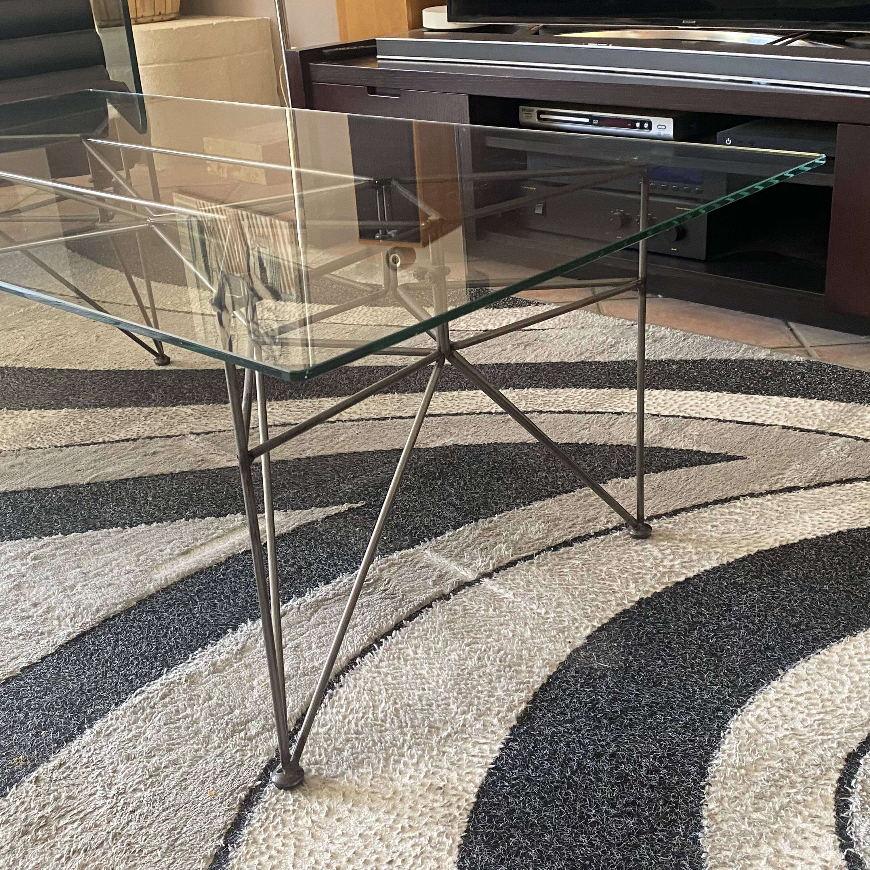 Vintage coffee table. 1980. Space age.