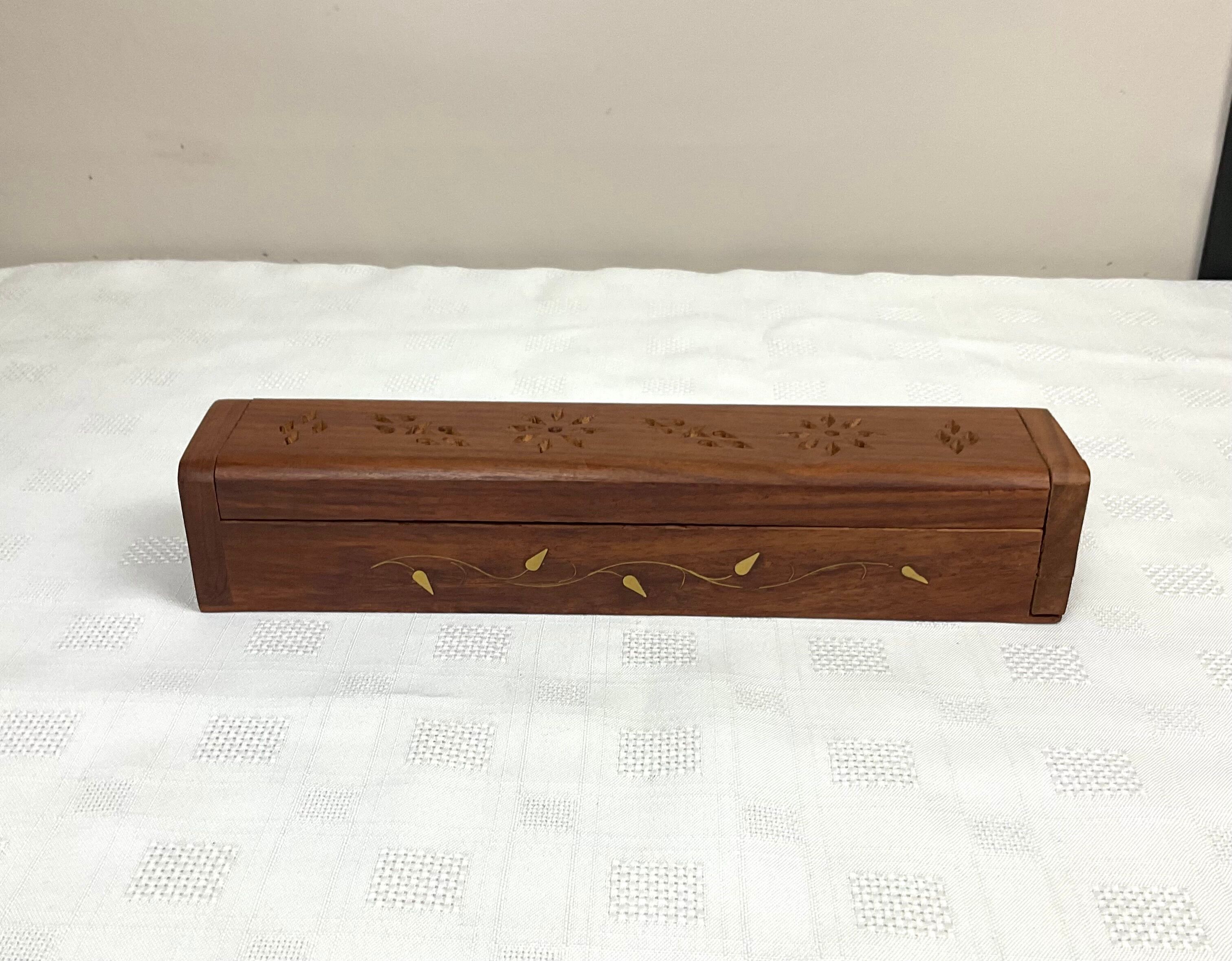 Elongated wooden box India