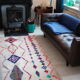 Berber vintage rug 100% wool, handcrafted. free shipping in europe. unique! 250x145cm