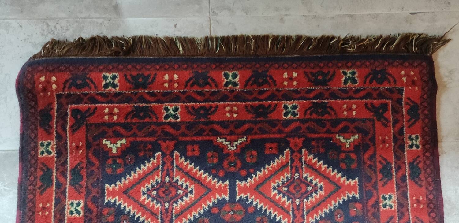 Old pure new wool carpet