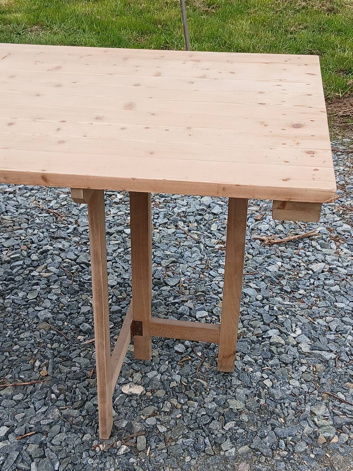 Table de ferme pliante 250 cm, 8/10 personnes