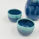 Japanese sake service in Mino Seiryu ceramic.