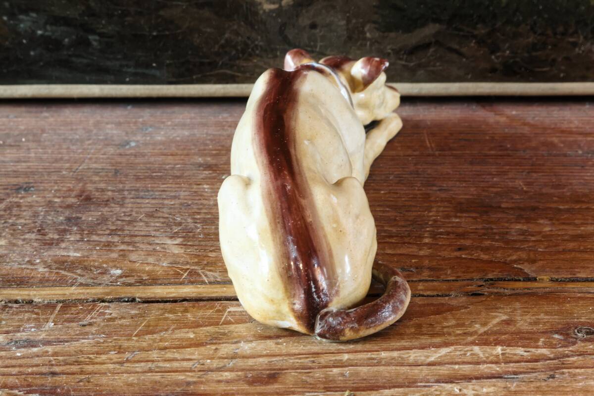 Porcelain biscuit greyhound
