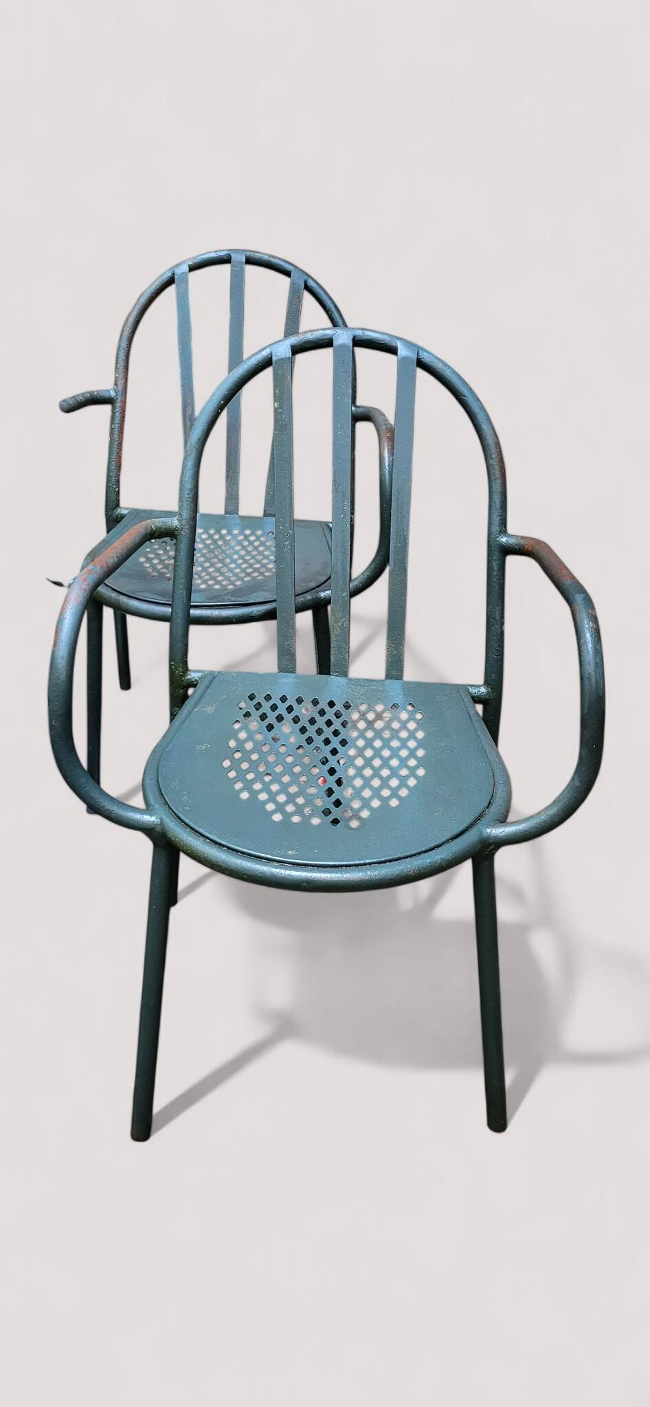 4 Mallet Stevens garden armchairs (1886-1945)