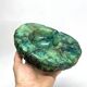 Cendrier vintage en albâtre turquoise, années 70