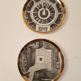 2 fornasetti porcelain plates
