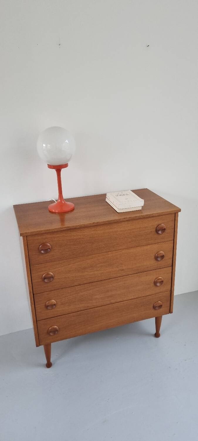 Teak chest of drawers 1960