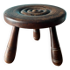 Petit tabouret tripode ou porte plante