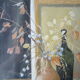 Still life oil on cardboard signed framed under glass