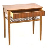 Table de chevet en teck, suède, 1960