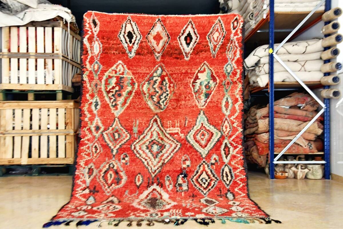 Moroccan Berber rug Boujaad vintage 250 x 155 cm Excellent condition