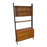 Armoire design en teck Musterring avec pieds noirs