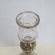 XlXth eglomisé glass candle holder
