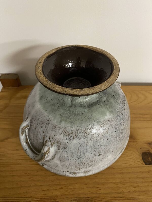 Soupière coupe à fruit en grès Vallée Noire