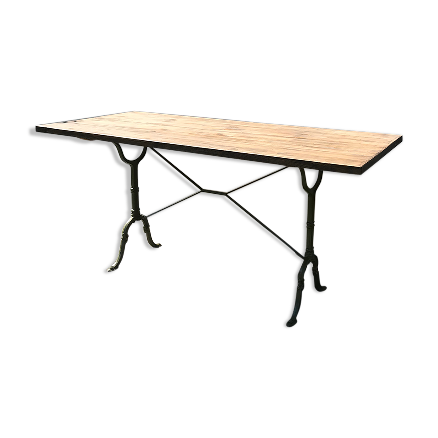 Old bistro table 6 people