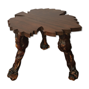 table basse décor vigne