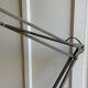 Grey metal floor lamp - industrial style