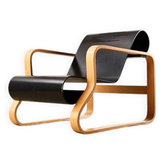 Fauteuil lounge Alvar Aalto Paimio No 41 pour Artek Finlande 1931