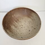 Salad bowl Ceramic stoneware pyrithione dish signed pictogram 34cm