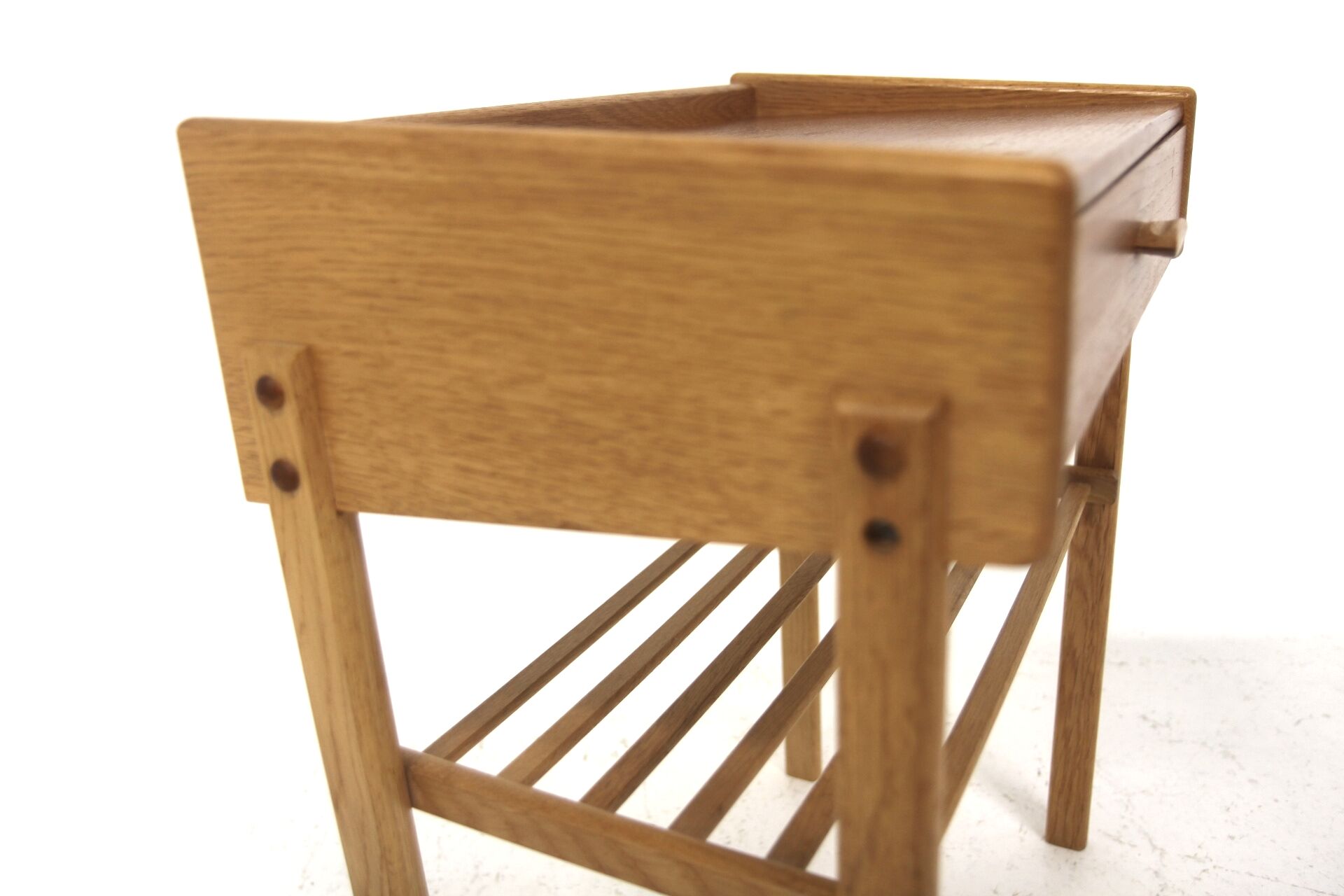 Set of 2 Scandinavian teak bedside tables, Sweden, 1960.