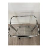 Vintage trolley on wheels