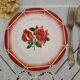 6 old flat plates mismatched in earthenware