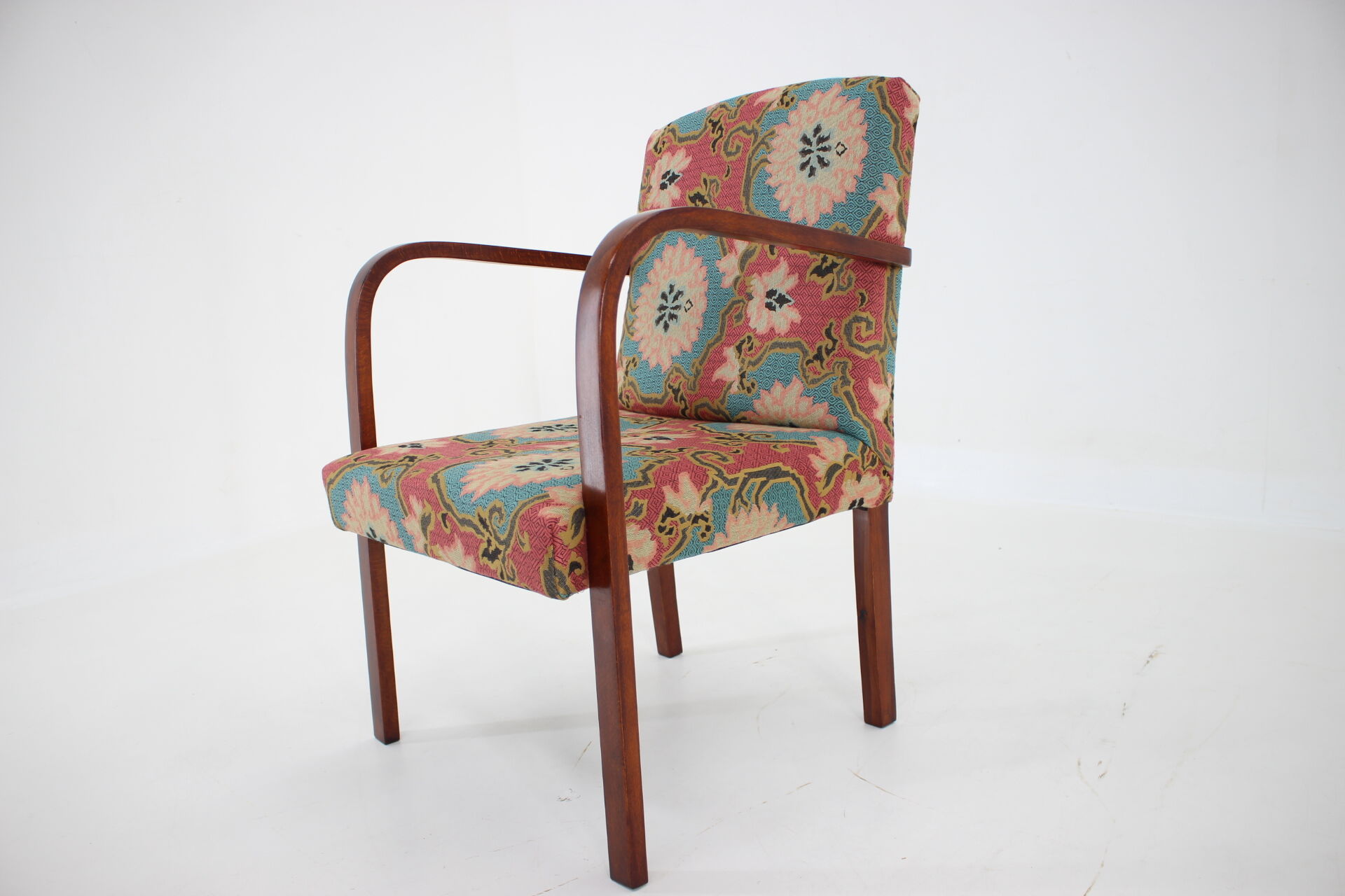1930s Bentwood Beech Armchair ,Czechoslovakia