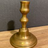 Bougeoir en bronze laiton d'époque XVIIIe