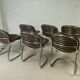 Set of six “Sabrina” chairs – Gastone Rinaldi for Rima Italy